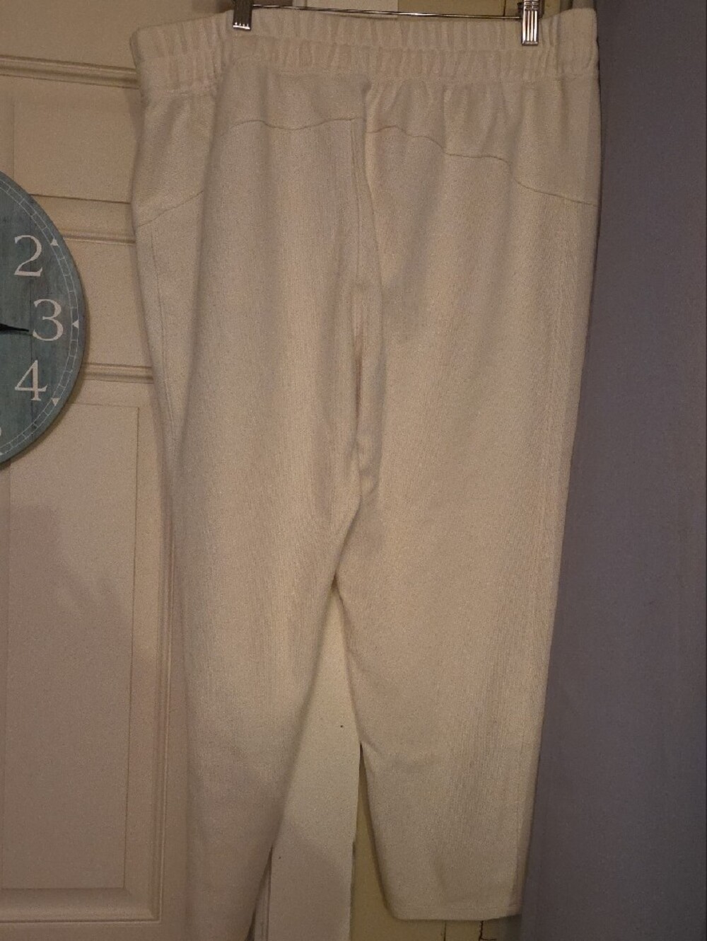 all in motion Cream Wide-Leg Drawstring Pants - Picture 6 of 7
